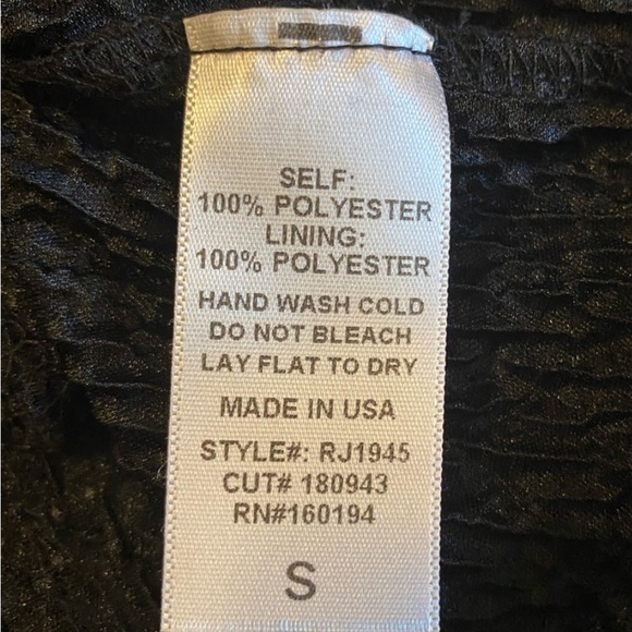 Gliter Black Dress - Picture 5 of 5